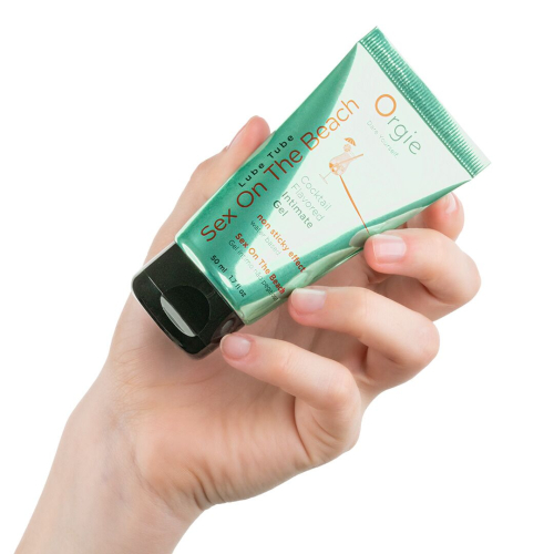 Оральный лубрикант со вкусом коктейля Секс на пляже на водной основе Orgie Lube Tube Sex On The Beach 50 мл - 4