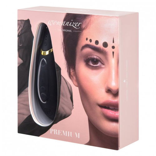 Бесконтактный стимулятор клитора цвет: черный Womanizer Premium - 5