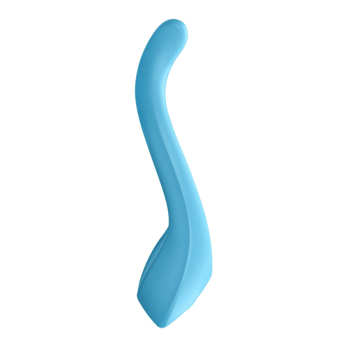 Вібратор для стимуляції точки G та клітора блакитний Satisfyer Partner Multifun 1 - 2