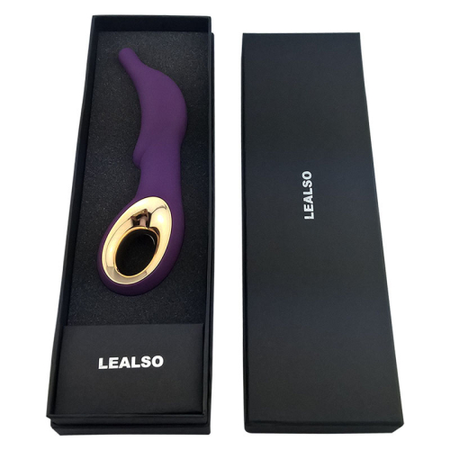 Вібратор водонепроникний з силікону Lealso-Dolphin Purple - 2