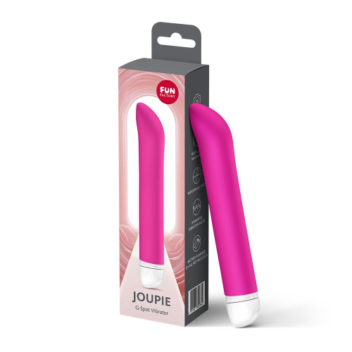 Вібратор для точки G малиновий Fun Factory JOUPIE Magenta на батарейках - 4