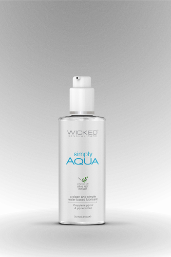 Лубрикант на водной основе Wicked Sensual Care Simply aqua 70 мл - 1