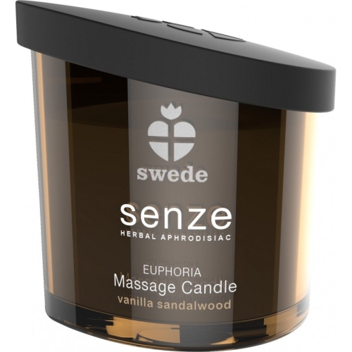 Свеча для массажа с ароматом сандалового дерева и ванили SWEDE Seduction Massage Candle - 2