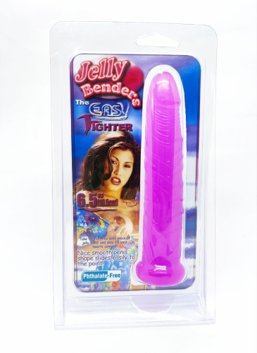 Фаллоимитатор реалистичный фиолетового цвета NMC Jelly Benders - 3