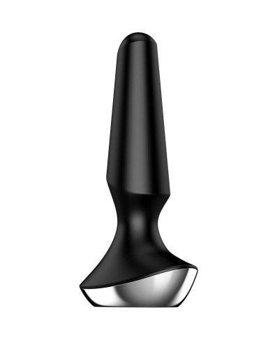 Анальна вібропробка чорна Satisfyer Plug-ilicious 2 - 1