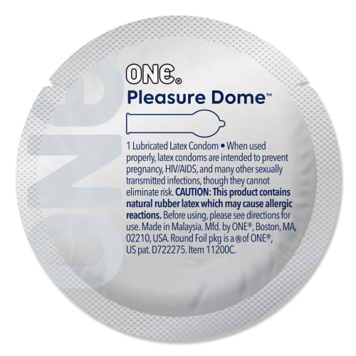 Презерватив із розширеною головкою ONE Pleasure Dome 1 штука - 1