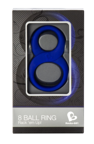 Ерекційне кільце Rocks Off 8 Ball Blue - 2