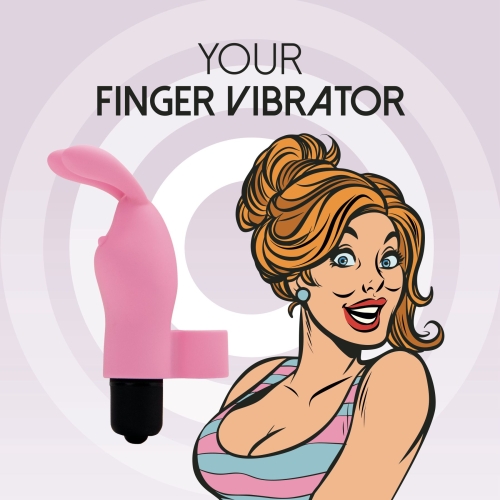 Вібратор на палець для стимуляції клітора рожевий FeelzToys Magic Finger Vibrator - 2