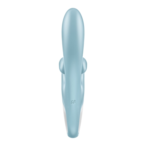 Вібратор із відростком для клітора блакитного кольору Satisfyer Touch Me - 3