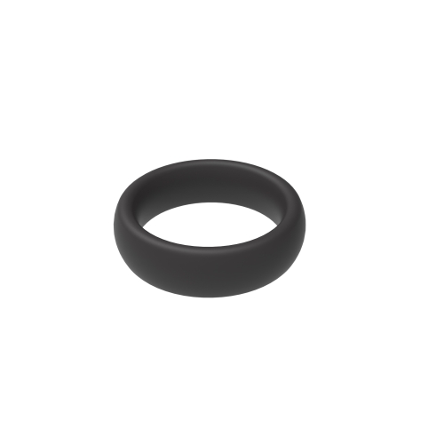 Набір ерекційних кілець на член чорного кольору Erospace Men's Play Set Of 3 Cock Rings модель B9 3 штуки - 6