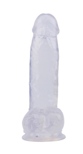 Фалоімітатор реалістичний на присоску прозорий CHISA 7.0 Inch Dildo - 3