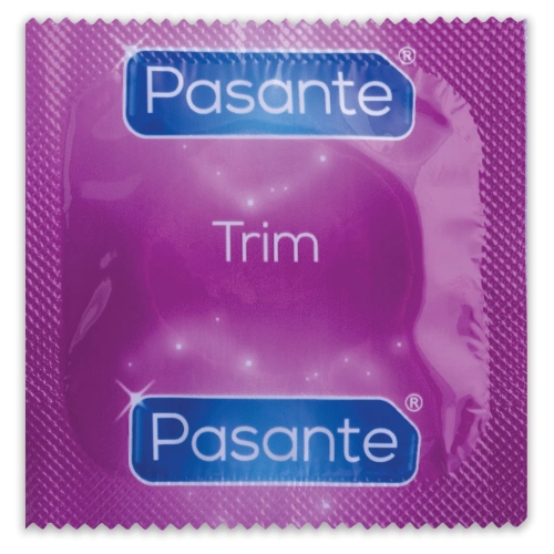 Презервативы латексные прозрачного цвета Pasante Trim 1 штука - 1