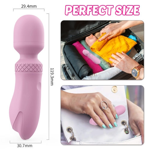 Міні-вібратор-мікрофон лавандовий Every Night Toys Scarlett 10 режимів вібрації - 5