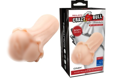 Вагина мастурбатор телесного цвета Lybaile CRAZY BULL Cindy - 1
