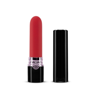 Мини вибратор в форме помады красный Blush liptick Lush