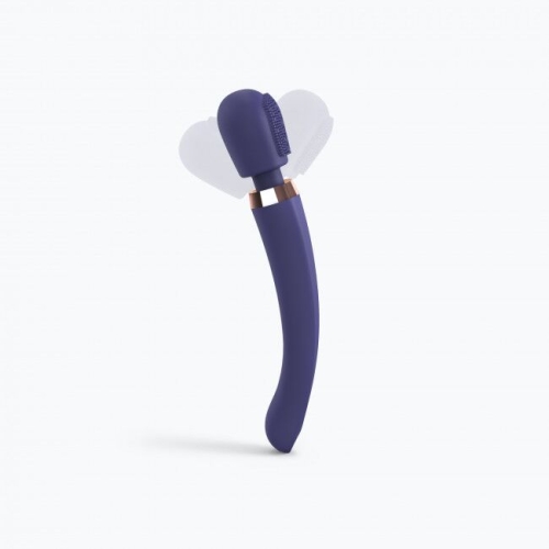 Вібромасажер Ванд у вигляді мікрофона синій Love To Love BRUSH CRUSH MIDNIGHT INDIGO - 4