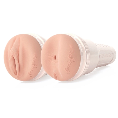 Мастурбатор в колбе анус со слепка ануса порноактрисы Bonnie Blue телесного цвета Fleshlight Girls: Bonnie Blue Zero Miles - 5