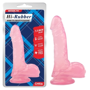 Фалоімітатор на присоску реалістичний рожевий CHISA 7.5 Inch Dildo