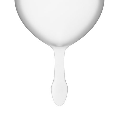 Менструальні чаші силіконові Satisfyer Сатісфаер Feel Good прозорі - 5