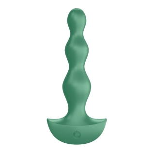 Анальный 12/3,2 см стимулятор-бусины с двумя моторами Satisfyer Lolli-Plug 2 (green) Пробка Лолли