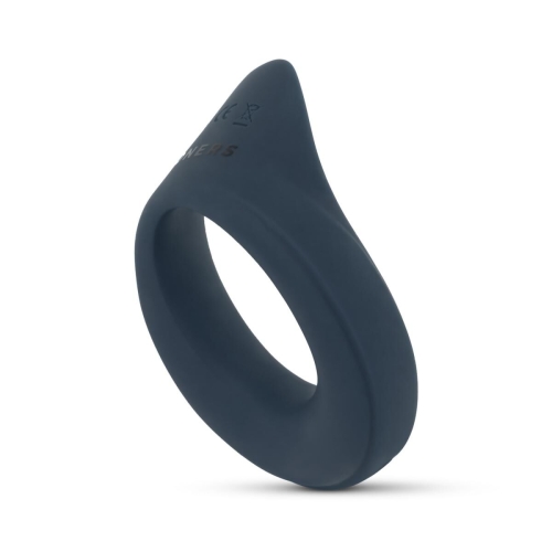 Эрекционное виброкольцо на член синее Boners Vibrating Cock Ring with Perineum Stimulation - 6