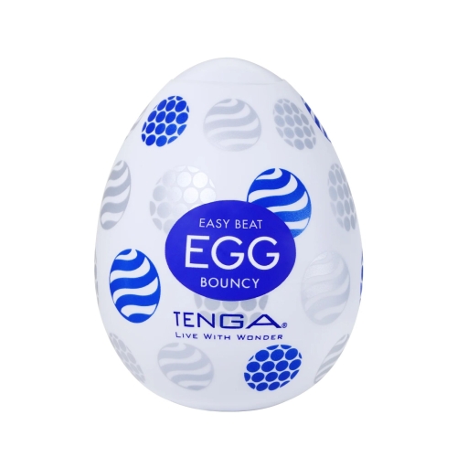 Мастурбатор-яйце для чоловіків прозорий Tenga Egg Bouncy - 1