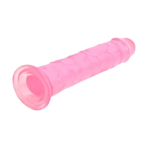 Фаллоимитатор реалистик на присоске Crystal Jellies Realistic Dildo Mr. Rude 8.5 розовый - 3