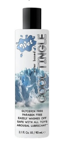 Лубрикант с охлаждающим эффектом на водной основе Wet Cool Tingle 93 мл - 1