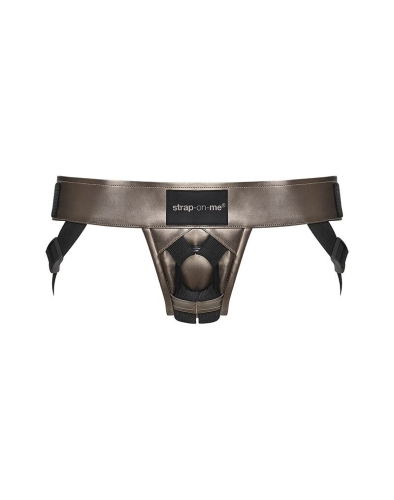 Труси для страпона черныеStrap-On-Me Leatherette HARNESS CURIOUS - 2