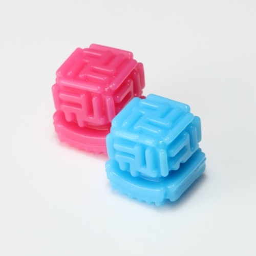 Мастурбатор гелевый разноцветный Tenga Bobble Crazy Cubes - 4