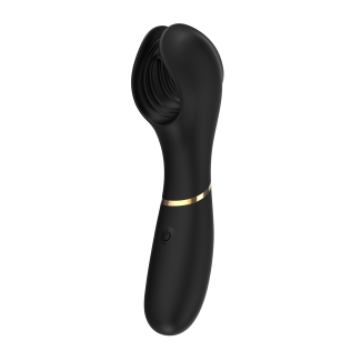 Мастурбатор для пеніса із вібрацією чорного кольору Dream Toys ELITE MAEL