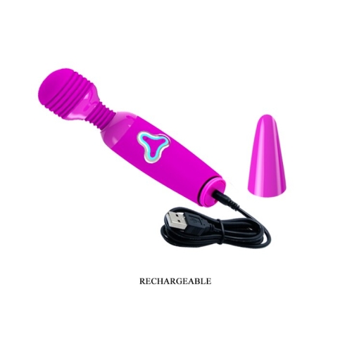 Вібромасажер для клітора силіконовий Pretty Love Body Wand BW-055010 - 7