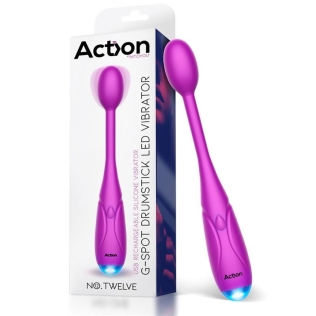 Вибратор для точки G розового цвета Action Twelve G Spot
