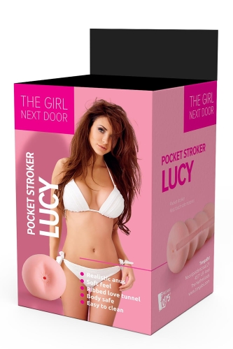 Мастурбатор анус телесного цвета Dream Toys GIRL LUCY - 2