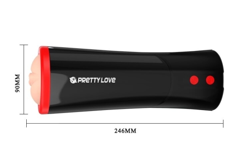 Автоматический премиум мастурбатор для члена PRETTY LOVE OZZY с режимом фрикций и звуковым сопровождением - 8