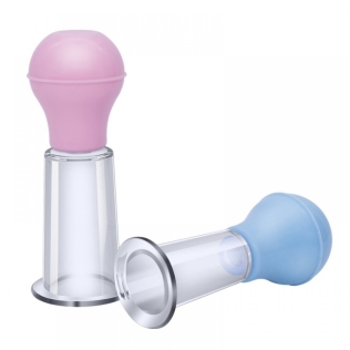 Вакуумные помпы для груди и вагины прозрачного цвета Boss Series Pompka Nipple &amp;amp; Clitoris pump