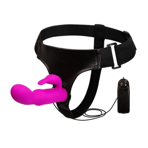 Трусики-стапон с клиторальным стимулятором ULTRA HARNESS BW-022042 - 3