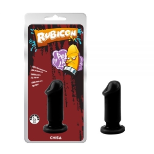 Анальна пробка чорна з головкою Chisa Evil Dildo Plug Small