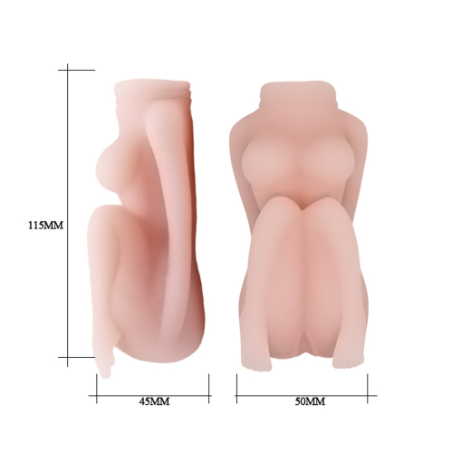 Мастурбатор с грудью вагина девственница телесного цвета Lybaile Baile vagina and breast - 6