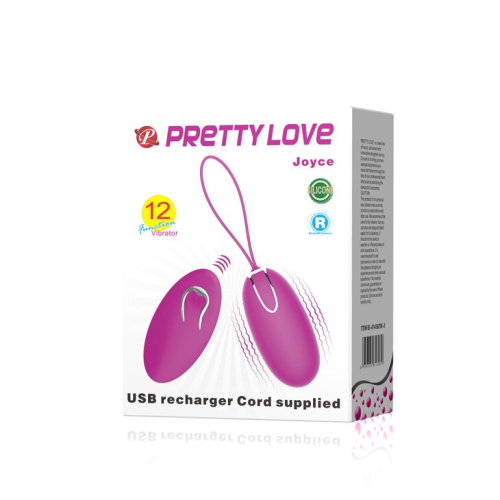 Виброяйцо перезаряжаемое с пультом ДУ PRETTY LOVE - Joyce LYBAILE - 11