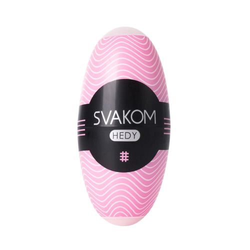 Яйце мастурбатор рожеве SVAKOM HEDY - 1