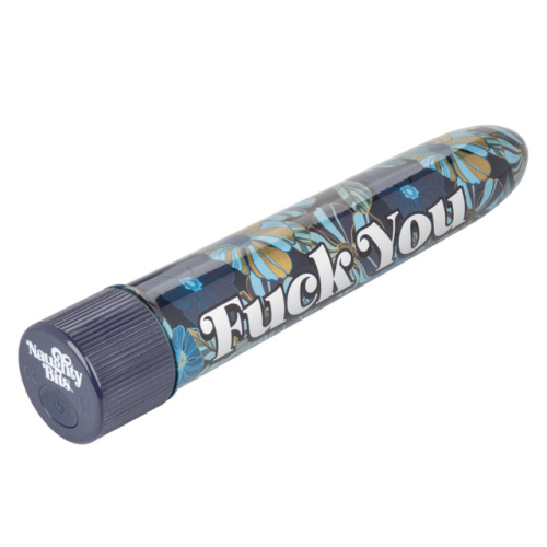 Міні вібратор різнокольоровий California еxotic novelties CalExotics Naughty Bits Fuck You Personal Vibrator Free Shipping - 11