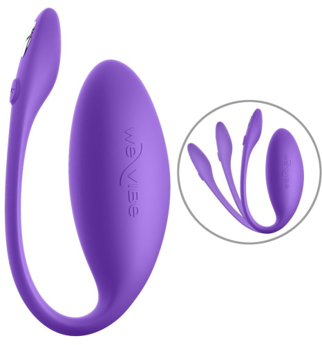 Смарт віброяйце вагінальне фіолетового кольору We-Vibe Jive Lite - 1