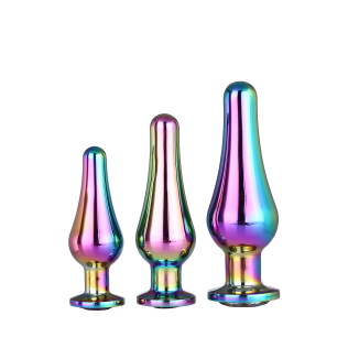 Набір анальних пробок конічної форми Dream Toys GLEAMING LOVE PLEASURE SET MULTICOLOUR