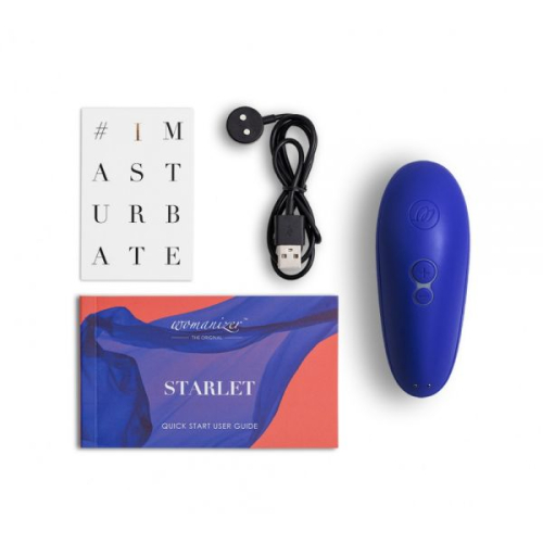 Вакуумний стимулятор клітора синій Womanizer Starlet 2 Sapphire - 6