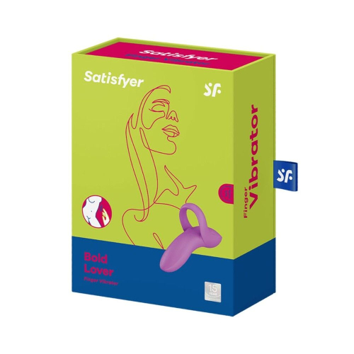 Вибратор на палец для клитора розового цвета Satisfyer Bold Lover - 4