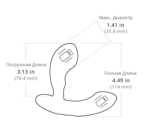 Смарт массажер простаты с регулировкой угла воздействия Lovense Edge - 6