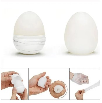 Мастурбатор яйцо без вибрации белого цвета Tenga Egg Wayy - 3