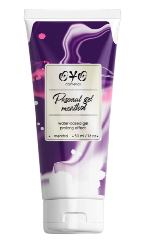 Вагінальний гель на водній основі з пролонгуючим ефектом OYO Personal Gel Menthol 50 мл - 2