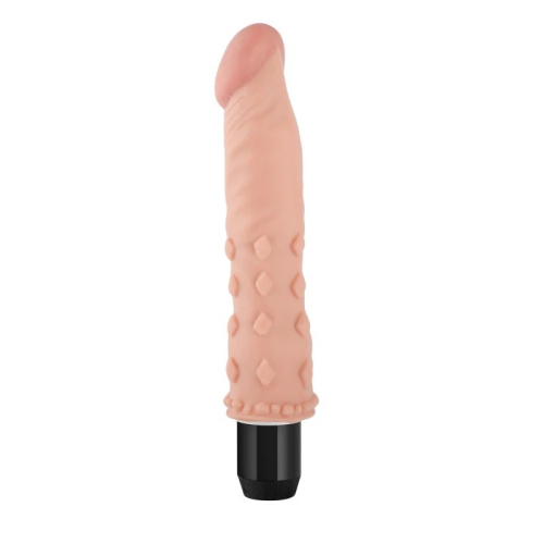 Вібратор вагінальний реалістичний Extreme Soft Realistic Dildo Vibrator 9.0 тілесного кольору - 2